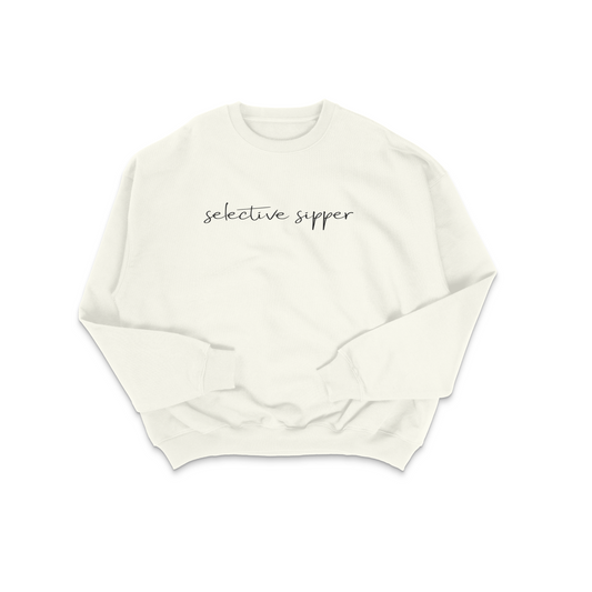 Selective Sipper Crewneck