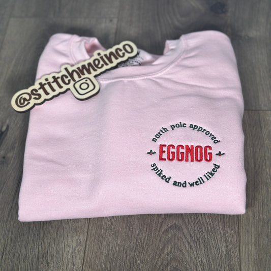 Eggnog Sweatshirt (Left Chest)