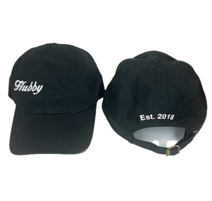 Custom Hubby/Wifey Hats